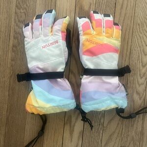 Burton Kids' Rainbow Striped Mittens